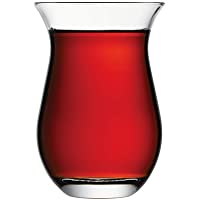 Pasabahce - Juego de 6 vasos turcos de té (cristal)